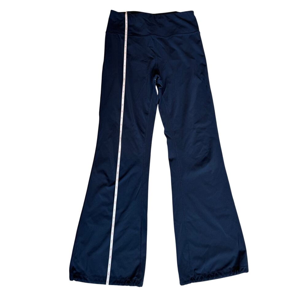 Sweaty Betty navy blue high-rise flared yoga pants sz M